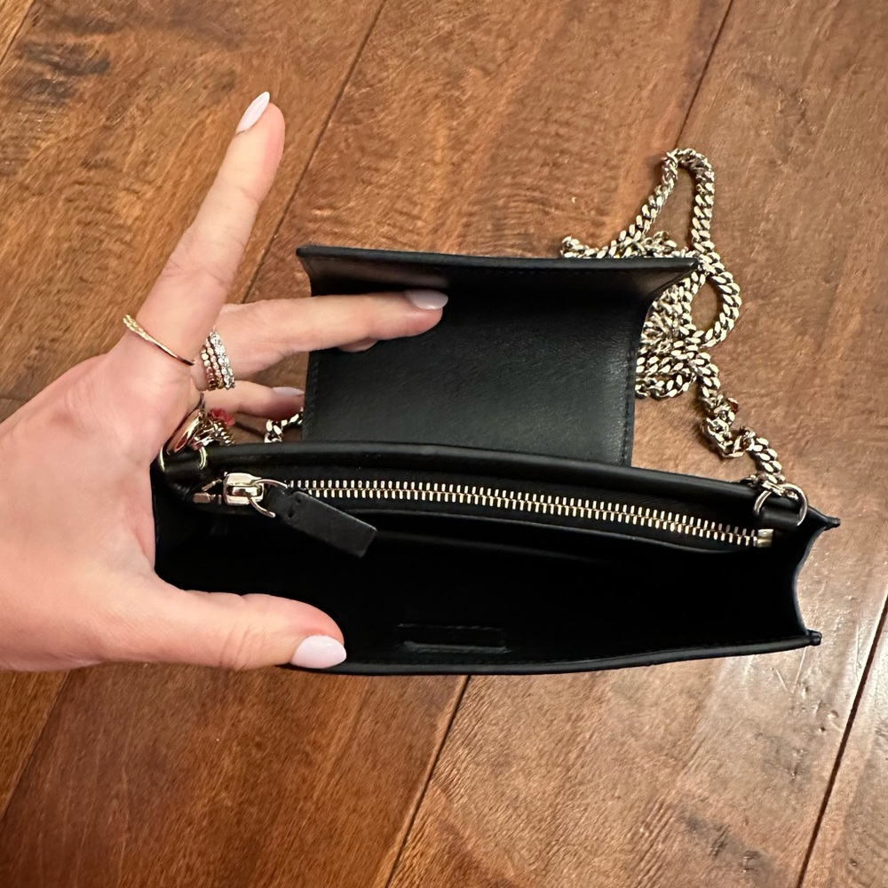 Valentino Garavani VLogo WOC Wallet on a Chain Crossbody Purse Wristlet Clutch - Picture 7 of 16